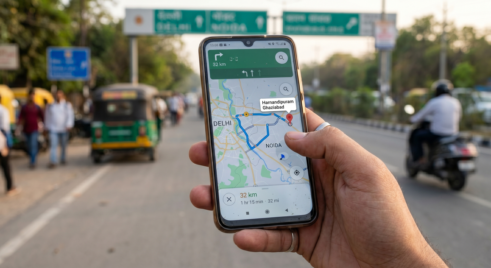 Harnandipuram ki doori kitni hai? Delhi, Noida aur Metro connectivity ka poora sach