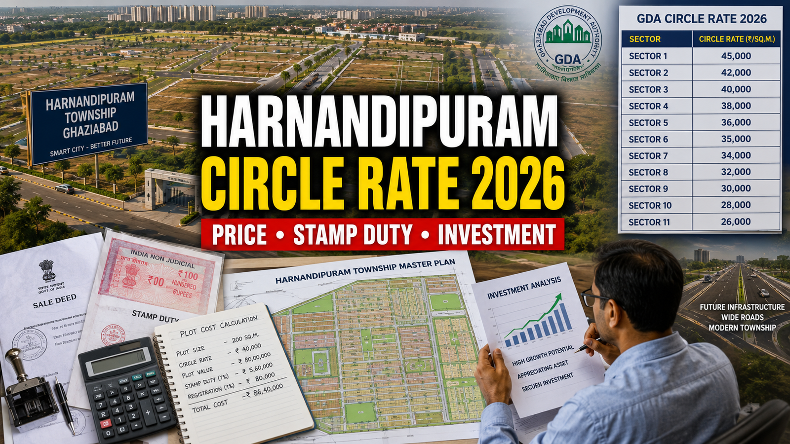Harnandipuram Ghaziabad Circle Rate 2026: Complete Buyer Guide