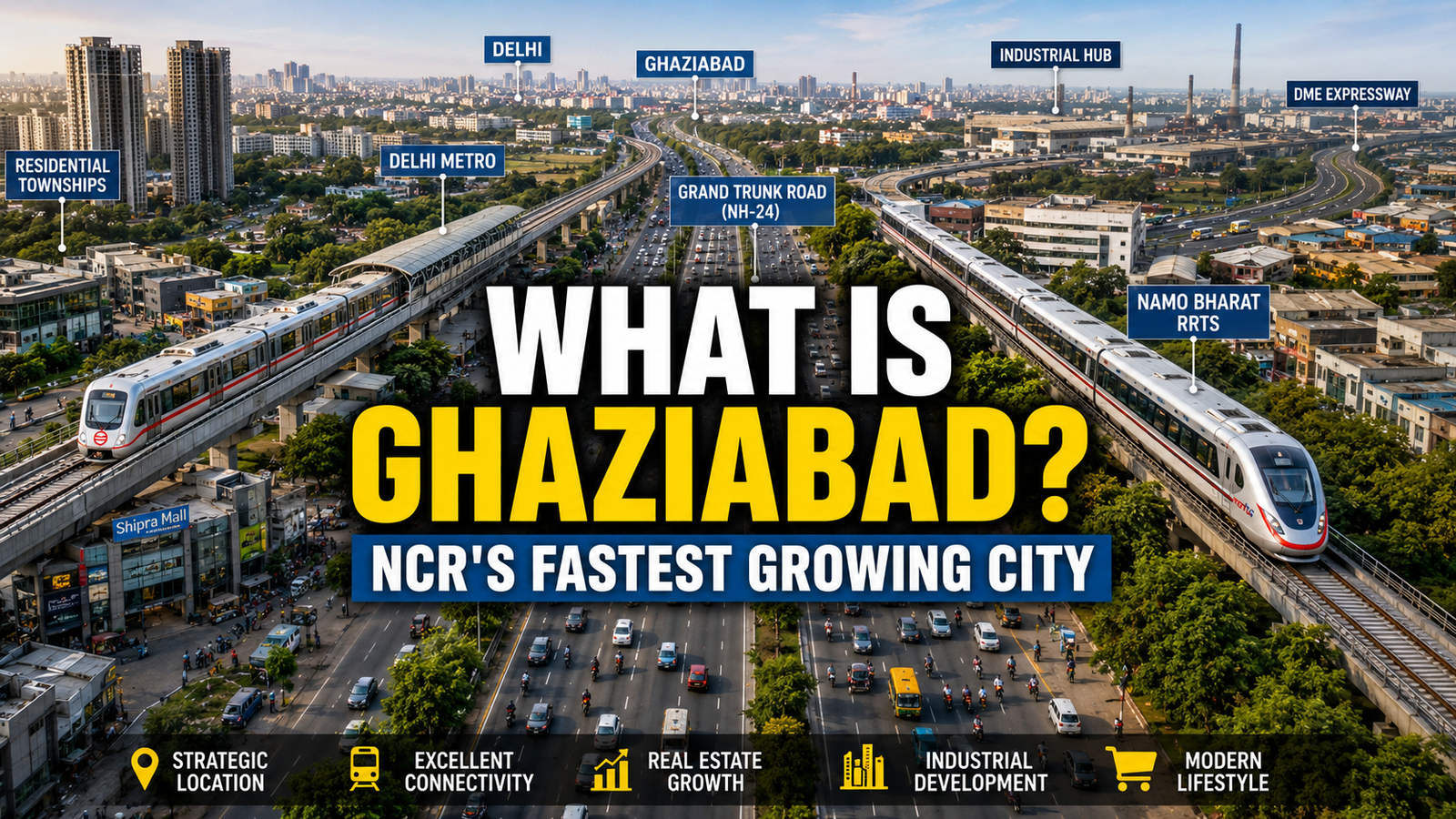 What is Ghaziabad? Everything You Need to Know About This Delhi NCR Satellite City.